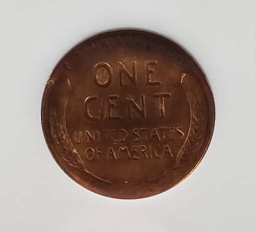 1952 P 1c Lincoln Wheat Cent Penny Coin NGC MS66 RD DIE CRACK ON OBVERSE HEAD - Picture 4 of 4