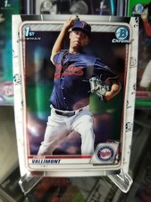 2020 Bowman Chrome CHRIS VALLIMONT 1st Bowman Card RC Baltimore ORIOLES #BCP-78