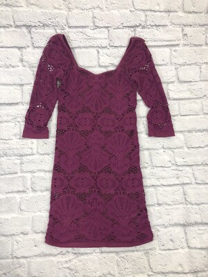 lace up mesh mini dress Mesh Lace Mini Dress With Low V Neck – Lucky Rose Boutique main image 0
