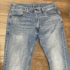 Levi’s 505 Mens Jeans Actual Size 34 X 30 Faded Straight Leg Vintage