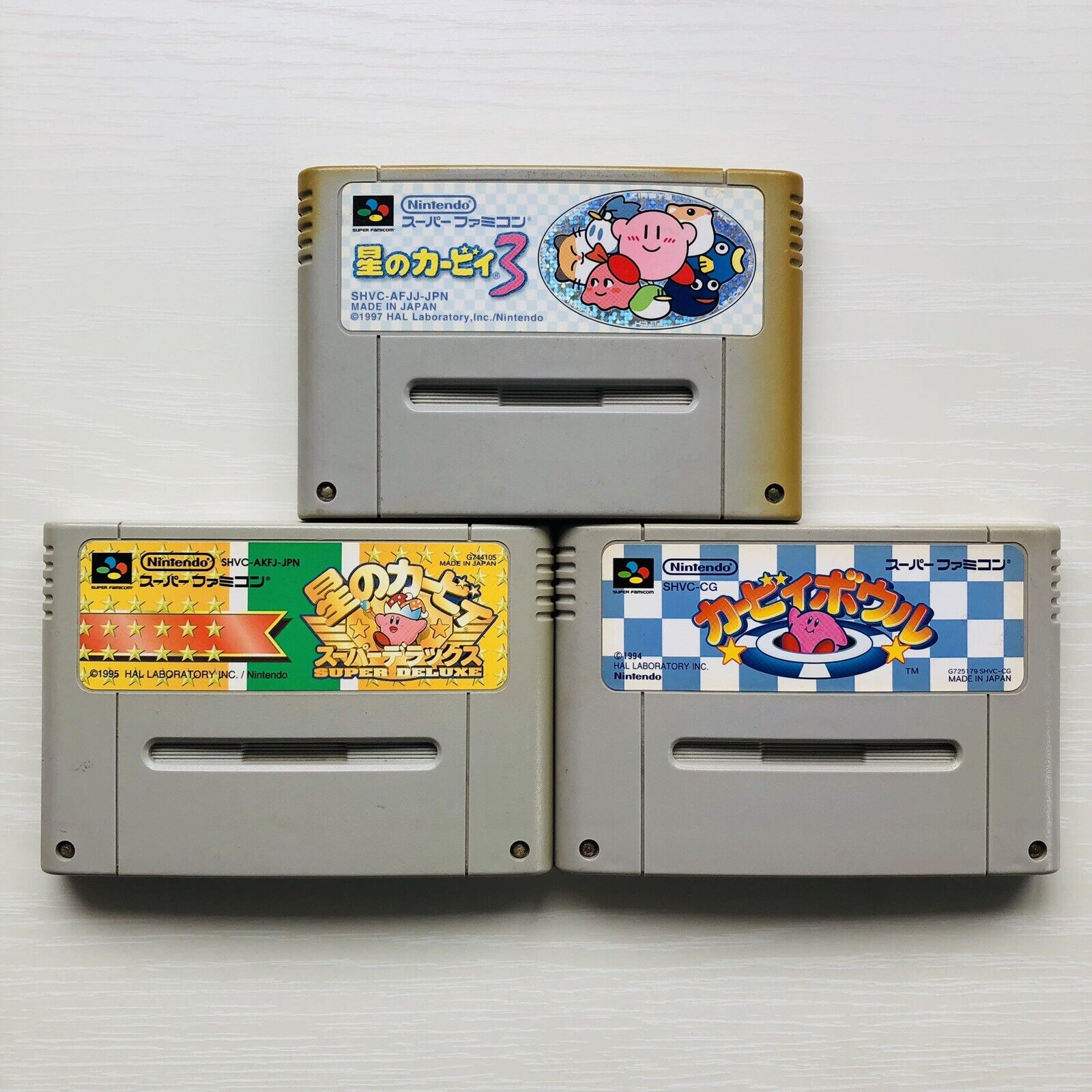 Kirby's Dream Land 3 Super Deluxe Kirby Bowl Nintendo Super Famicom SFC