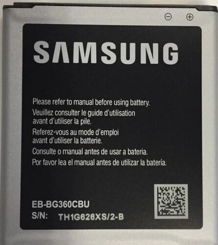 New OEM Samsung Galaxy Core Prime SM-G360P G360V Prevail  EB-BG360CBU Battery - Image 3 of 4