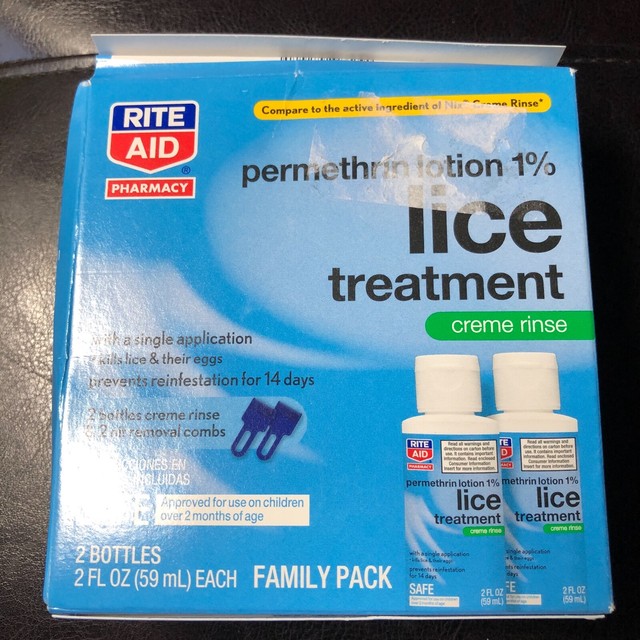 Rite Aid Lice treatment Creme Rinse Family Pack - 2 ...