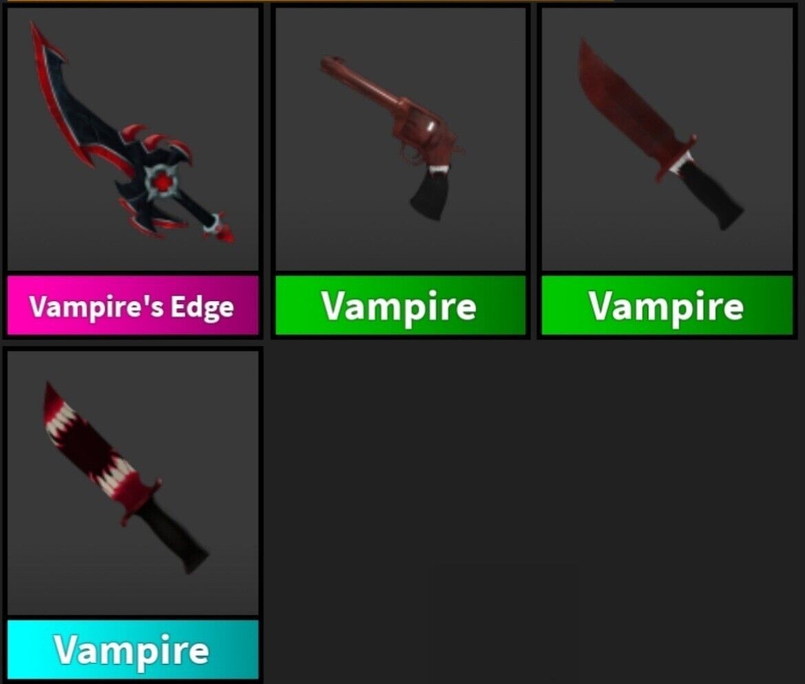 Mm2 Set Bundle 🌙 HANDSAW ICEDRAGON VAMPIRE EDGE HEARTBLADE 🌙 Cheap