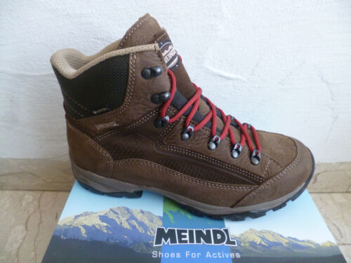 Meindl Walking Boots Hiking Boots Lace-Up Leather Tex Braun 2963 - Picture 3 of 9