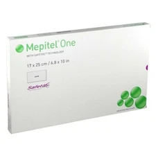 *Box of 5-Dressings* Molnlycke Mepitel One Safetac 6.8" x 10" Technology 289700