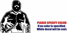 JASON FRIDAY 13TH Decal Sticker JDM Funny Vinyl Car Window Bumper Laptop 6"