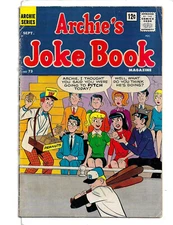 Archie’s Joke Book #73 (Archie Series) Sept 1963, 12¢ cv price, Betty, Veronica