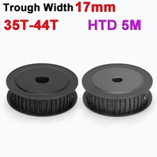 HTD 5M Timing Belt Pulley AF-Type 44T Hard Oxidation For 17mm Wide Timing Belt