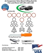 Air Suspension Valve Block O-Ring  Kit For Land Rover LR3 LR4 Range Rover Sport