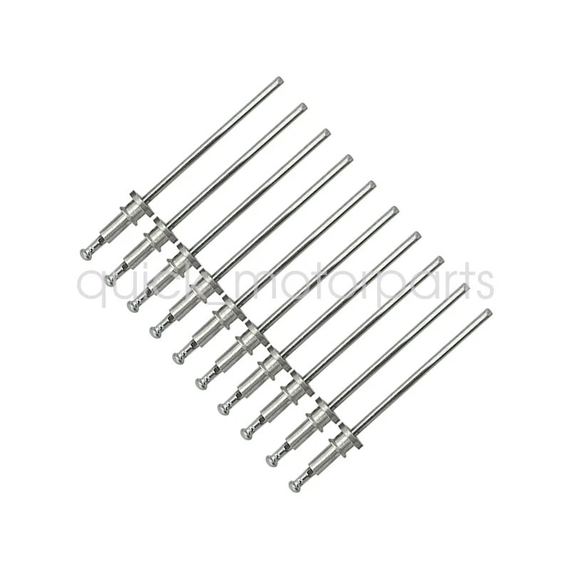 For GMC Chevy Window Trim Clip Molding Spot Weld Pin Stud Rivet In Studs 10pcs - Image 4 of 4