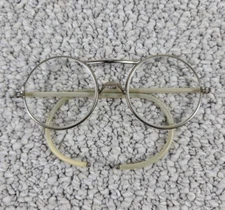 Vintage American Optical Ful Vue # 68 Safety Eyeglasses Beveled Lenses