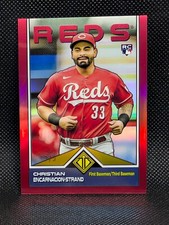 Christian Encarnacion-Strand 2024 Topps Transcendent Icons Red Refractor /5 RC