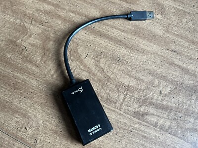 j5create USB Display Adapter JUA350 Black