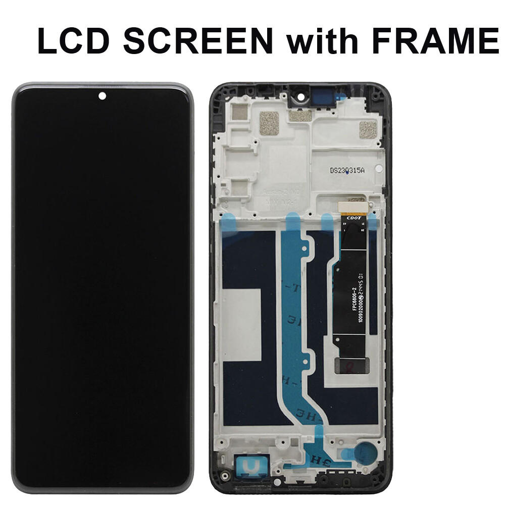 Set Display + Touch Screen Per TCL 30 XL T701DL, Nero, 6.82 Pollici - Ricambio OEM