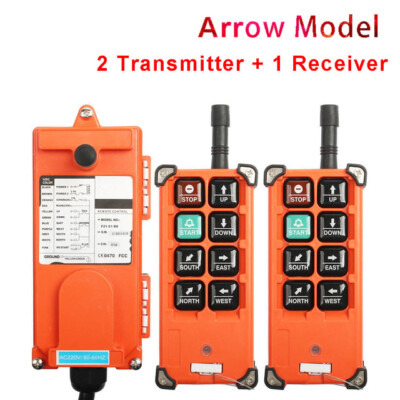 F21-E1B Industrial Wireless Crane Radio Remote Control Hoist Controller AC 24V