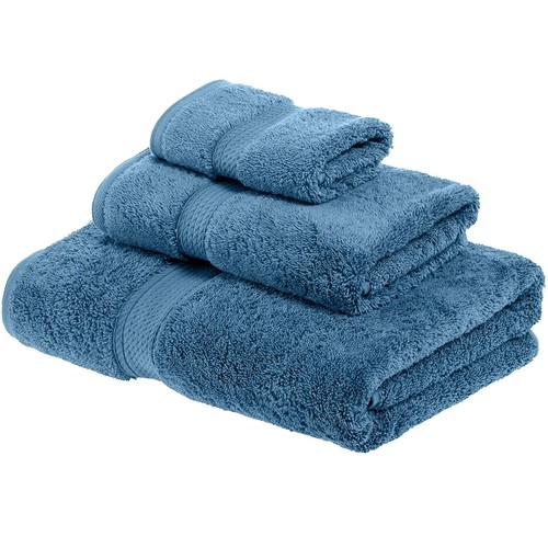 Juego de 3 toallas gruesas de algodón egipcio, toallas de baño suaves y absorbentes para rostro, mano - Imagen 161 de 203