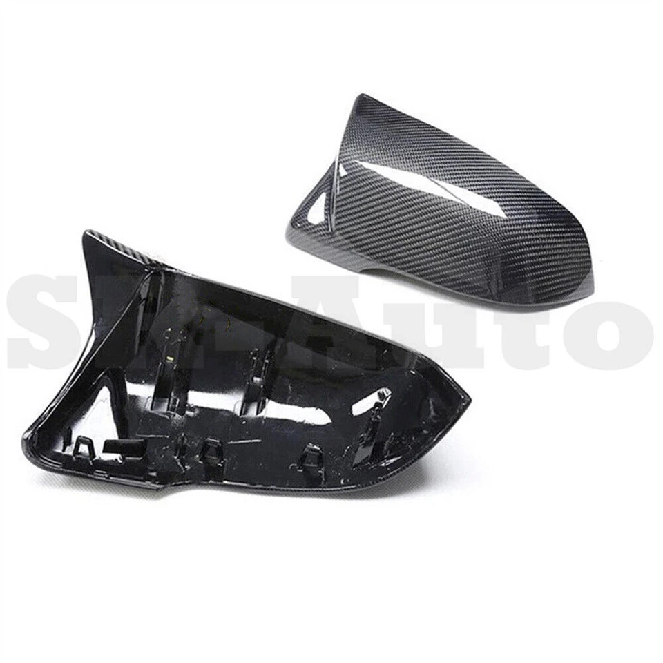 Tapa de repuesto de tapa de espejo de fibra de carbono para Toyota Supra A90 M Style 2020-2024 Foto 3 de 4