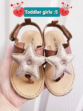 Carter Toddler Girls Sz:5 Sandals