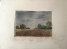 Franz Ehmke *1928-2018 Gdr Painter Heidekrautbahn Bahnhof Blankenfelde Pastel