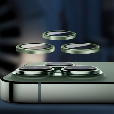 For iPhone 17 16 13 14 15 Pro Max Rear Camera Lens Protect Metal Tempered Glass