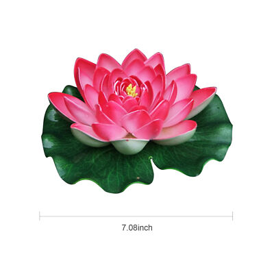 7 Inch Artificial Lotus Flowers Foam Lotus I8O9 | eBay