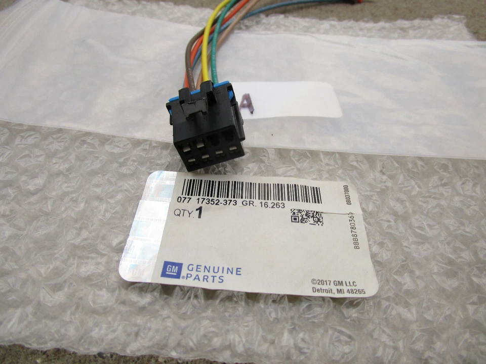 GMC CHEVY PONTIAC BUICK CALENTADOR VENTILADOR DE CLIMA CONECTOR DE CONTROL DE VELOCIDAD ARNÉS DE CABLES Foto 2 de 3