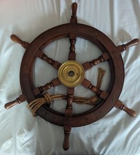Designer ships Wheel wall decor 24 Inch With 1 Inch Center Hole Beautiful