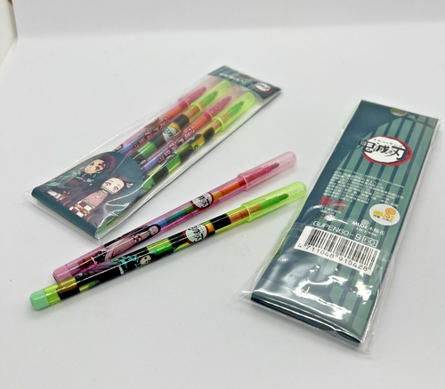 Demon Slayer Colour Pencil Set Tanjiro & Nezuko Kamdo Kimetsu no Yaiba - Picture 4 of 6