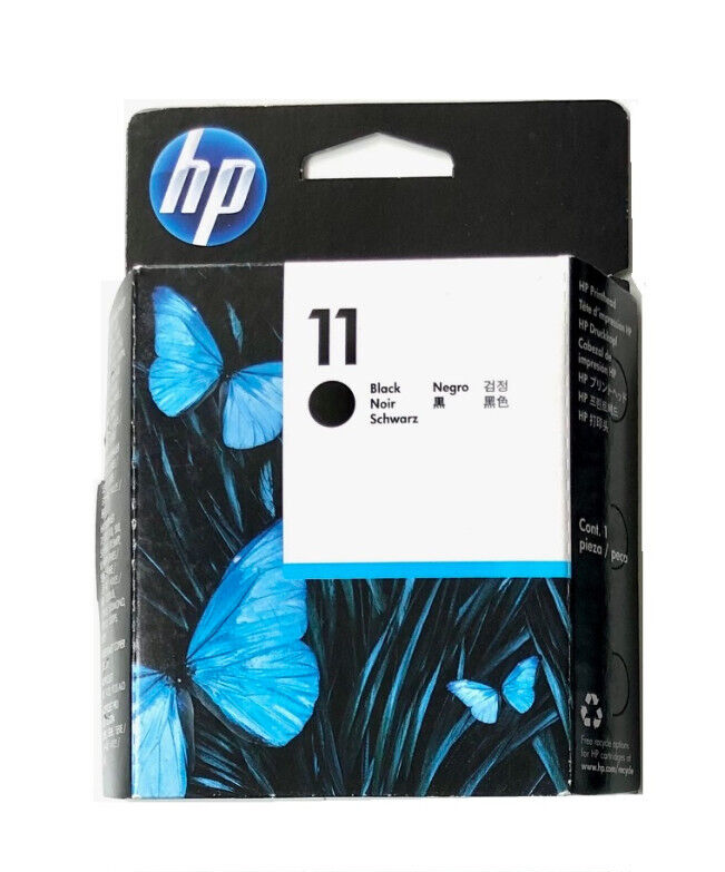 Set Of 4 HP No. 11 Printheads For DesignJet 100/110/500/800 - C4810A C4811A C4812A C4813A