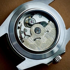 NH34/NH35/NH36/NH70 Rotor Cover - Woven Hexagons - Seiko Mod Parts