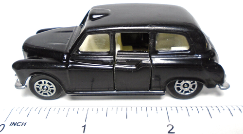 VINTAGE CORGI LONDON TAXI CAB BLACK 1:64 DIECAST 2 7/8" CAR WITH OPENING DOORS - Picture 5 of 6