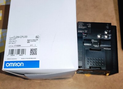 MINT CONDITION       OMRON CJ2M-CPU33 -- CJ2M CPU33