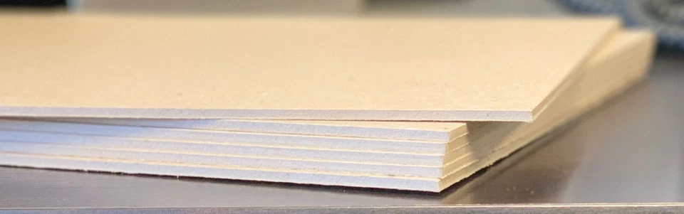 Elige Tamaño Espesor Cantidad! Hojas de aglomerado almohadillas para manualidades 8,5x11 12x12 11x17 Foto 3 de 4