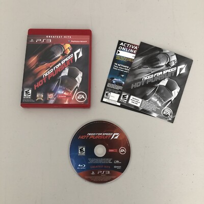 Need for Speed Hot Pursuit Sony PS3 PlayStation 3 2010 Complete w/ Manual CIB