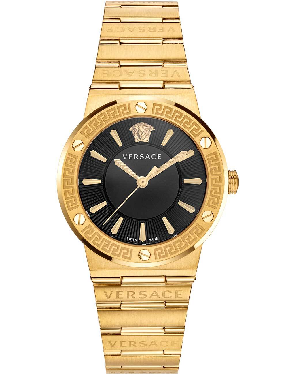 Versace Greca Logo 38mm Ladies Watch 5ATM Water Resistant VEVH00820