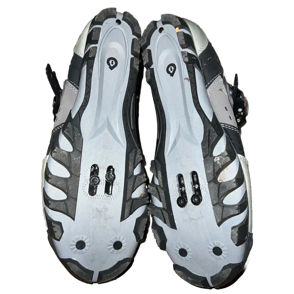 Zapatos de ciclismo Sixsixone Peak talla 8 EE. UU. negros y grises y limas Foto 4 de 4