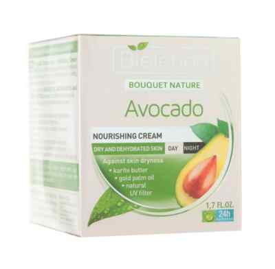 Bielenda Bouquet Nature Avocado Nourishing Moisturizing Cream 1.7 fl.oz.