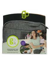 Goldbug 2-in1 Changing Pad  Waistpack Set - gray, one size