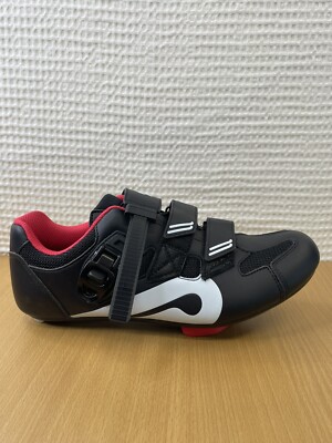Peloton PL-SH-B-42 Cycling Shoes Black White Mens Size 42 US Women’s Size  11