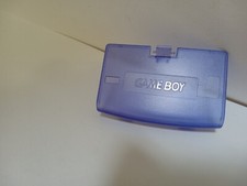 NEW CLEAR PURPLE Battery cover lid for GBA Gameboy Advance Console W/LOGO