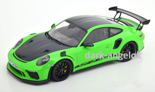 1:18 Minichamps Porsche 911 991 GT3 RS Weissach 2019 verde LIMITATO 222 153068233 - Foto 1 di 5