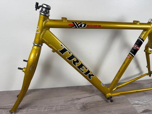 Vintage 2000 Trek X01 Alpha SL Aluminum Cyclocross Road Bike Frame Set - Picture 2 of 13