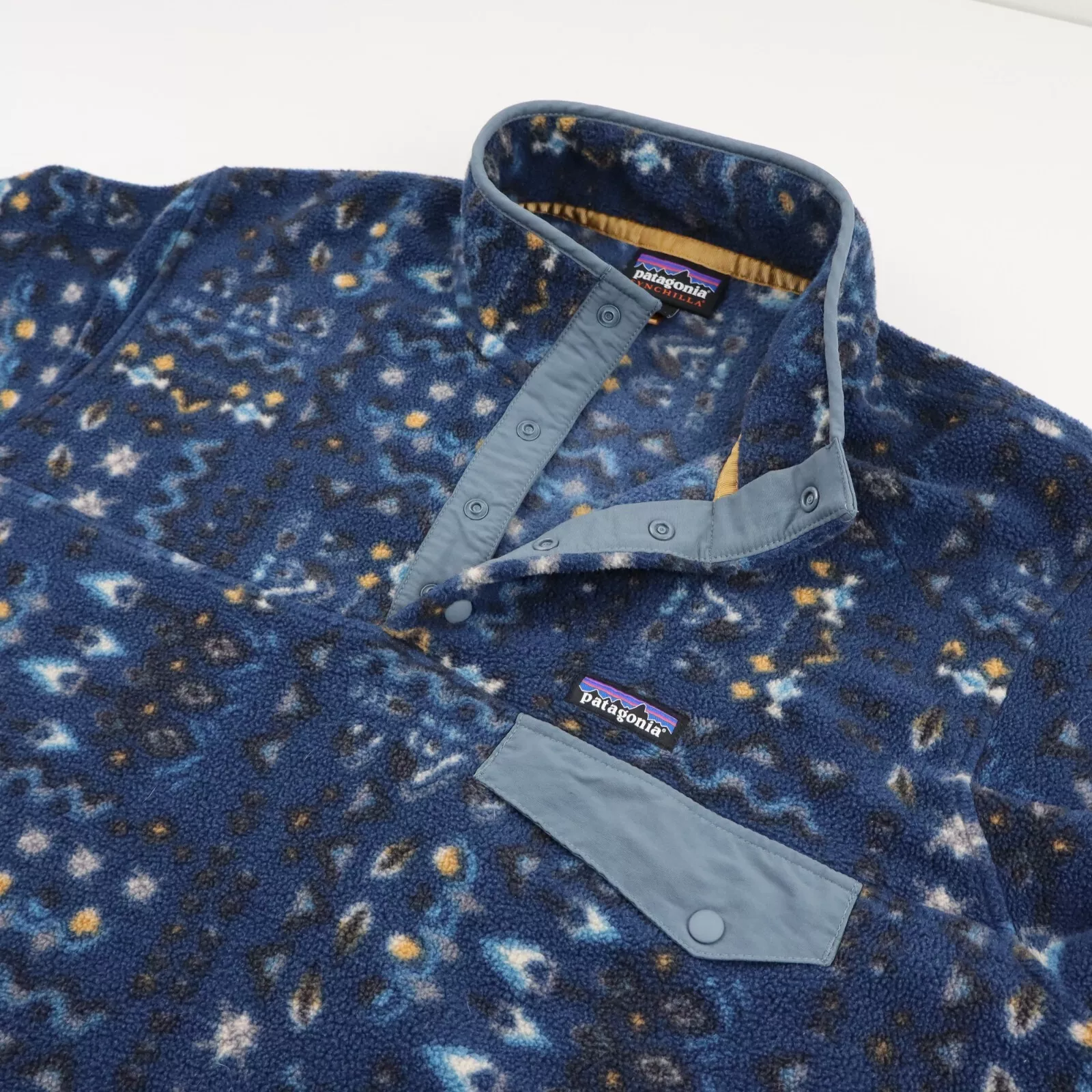 patagonia wandering woods synchilla snap-t fleece pullover jacket