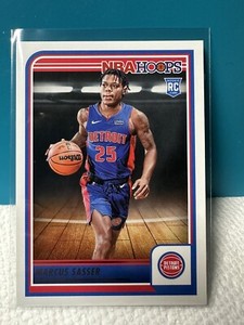 Marcus Sasser 2023-24 NBA Hoops Basketball Blue #260 Detroit Pistons Rookie RC