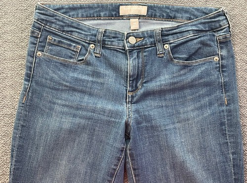 Pantalones de mezclilla Banana Republic para dama ajustados azul bootcut 29/8S cortos - Imagen 6 de 17
