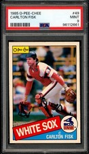 1985 TOPPS OPC O PEE CHEE MLB #49 Carlton Fisk HOF PSA 9 MINT White Sox Red Sox