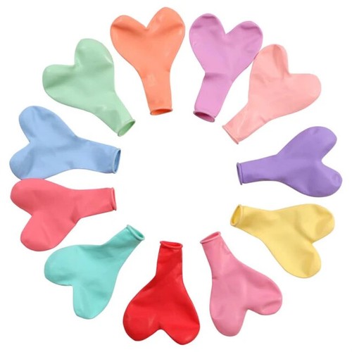 12inch Heart Latex Balloons 10pk Wedding Valentines Birthday Proposal Decoration - Picture 5 of 41