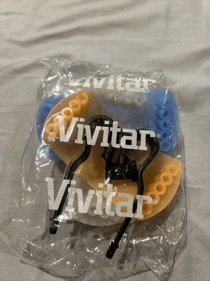 Vivitar DSLR Camera Flash Diffuser Soft Flash Covers - Blue, White, Orange - Image 2 of 3