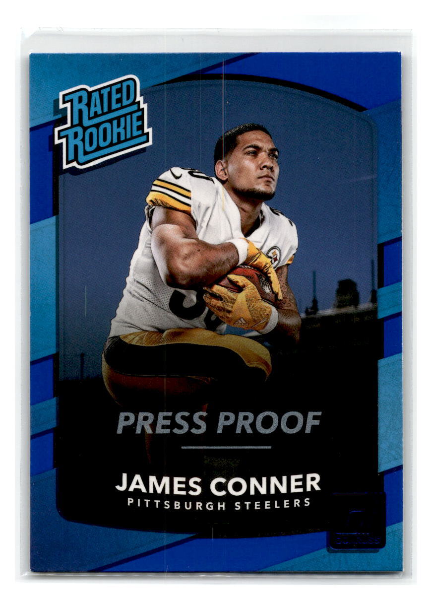 2017 Donruss - #322 - James Conner Press Proof Blue RC - Pittsburgh Steelers